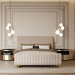 Подвесной светильник с 5-ю белыми шарообразными плафонами Bubble Chandelier варинант исполнения - 5 | Loft Concept в Челябинске