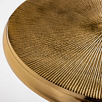 Кофейный стол из металла с круглой столешницей Table Gold Metal варинант исполнения - 5 | Loft Concept в Челябинске