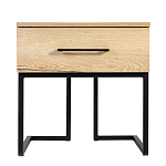 Тумба прикроватная с ящиком в стиле лофт Urban Style Space 2 варинант исполнения - 3 | Loft Concept в Челябинске