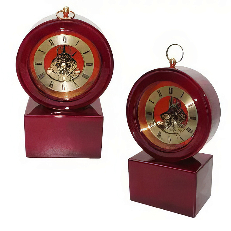 Часы настольные кварцевые Time Forward Коричневый Часы настольные кварцевые Time Forward Коричневый в Челябинске | Loft Concept