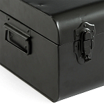 Металлический сундук Metal Chest Black варинант исполнения - 3 | Loft Concept в Челябинске