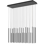 Люстра каскадная черная Black Cascade Chandelier варинант исполнения - 1 | Loft Concept в Челябинске