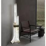 Торшер геометрический с тремя мраморными плафонами Marble Tripod варинант исполнения - 6 | Loft Concept в Челябинске