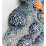 Тканый вручную Большой абстрактный гобелен Frost Forest варинант исполнения - 2 | Loft Concept в Челябинске