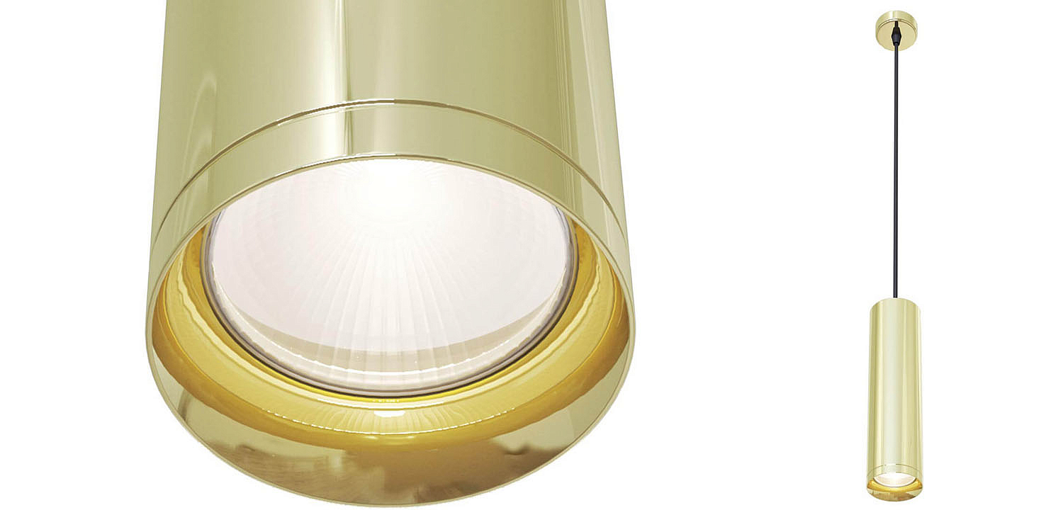 Подвесной светильник Trumpet tube gold 30 Подвесной светильник Trumpet tube gold 30 - Loft-Concept в Челябинске