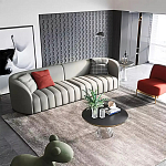 Дизайнерский журнальный стол на прозрачном основании Nofon варинант исполнения - 2 | Loft Concept в Челябинске