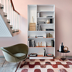 Дизайнерский стеллаж с вертикальными и горизонтальными полками Gio Ponti D.357.1 D.357.2 Rack варинант исполнения - 5 | Loft Concept в Челябинске