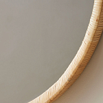 Зеркало круглое в раме из ротанга Wickerwork варинант исполнения - 2 | Loft Concept в Челябинске