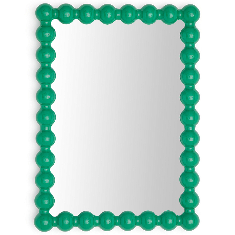 Настенное зеркало в зеленой раме Nya Green Mirror Зеленый Зеркало Настенное зеркало в зеленой раме Nya Green Mirror Зеленый Зеркало в Челябинске | Loft Concept