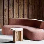 Дизайнерский журнальный стол полукруглой формы Pokun варинант исполнения - 4 | Loft Concept в Челябинске