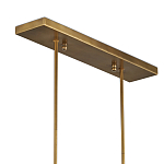 Люстра прямоугольная из толстого литого стекла Cast Glass варинант исполнения - 5 | Loft Concept в Челябинске