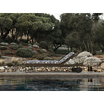 Шезлонг на металлическом каркасе с регулируемой спинкой GUELL Sunbed варинант исполнения - 9 | Loft Concept в Челябинске