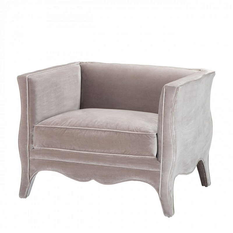Кресло Eichholtz Chair Bouton Розовый пастельный Кресло Eichholtz Chair Bouton Розовый пастельный в Челябинске | Loft Concept