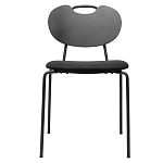 Стул с мягким сиденьем черный Stool Loft Black варинант исполнения - 1 | Loft Concept в Челябинске