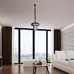 Подвесной светильник с серым металлическим плафоном Capability варинант исполнения - 2 | Loft Concept в Челябинске