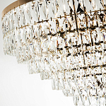 Люстра с прямоугольными хрустальными подвесками Lunet Crystal Rectangulars Chandelier 18 варинант исполнения - 2 | Loft Concept в Челябинске