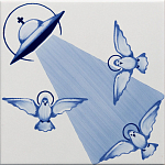 Плитка с узором НЛО варинант исполнения - 2 | Loft Concept в Челябинске