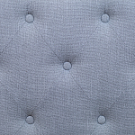 Изголовье кровати серое с мягкой обивкой из рогожки Emma Headboard варинант исполнения - 3 | Loft Concept в Челябинске