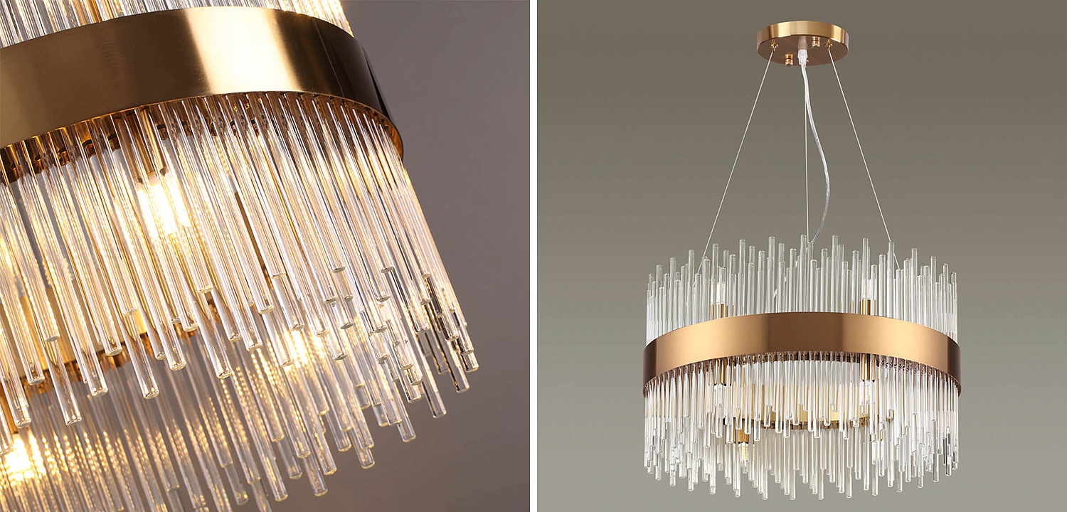 Люстра Nembus Chandelier Gold Circle Люстра Nembus Chandelier Gold Circle - Loft-Concept в Челябинске