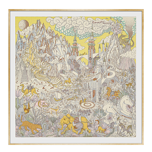 Картина Hermes Cosmographia Universalis Yellow