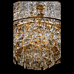 Люстра хрустальная в неоклассическом стиле на золотистом каркасе Majesty варинант исполнения - 4 | Loft Concept в Челябинске