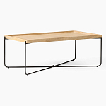 Журнальный стол с прямоугольной деревянной столешницей Urban Style Space варинант исполнения - 1 | Loft Concept в Челябинске