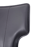 Стул серый из искуственной кожи на 4-х ножках Enigma Gray варинант исполнения - 4 | Loft Concept в Челябинске