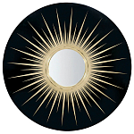 Настенное круглое зеркало Romilly Round Mirror Black варинант исполнения - 1 | Loft Concept в Челябинске