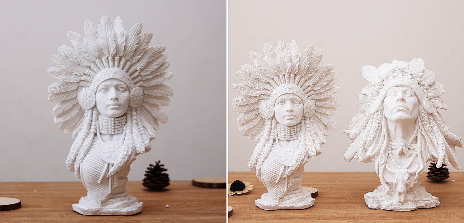 Native american indian figurine B Native american indian figurine B - Loft-Concept в Челябинске
