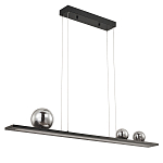 Светодиодная линейная люстра IONA Сhandelier black 103 варинант исполнения - 2 | Loft Concept в Челябинске