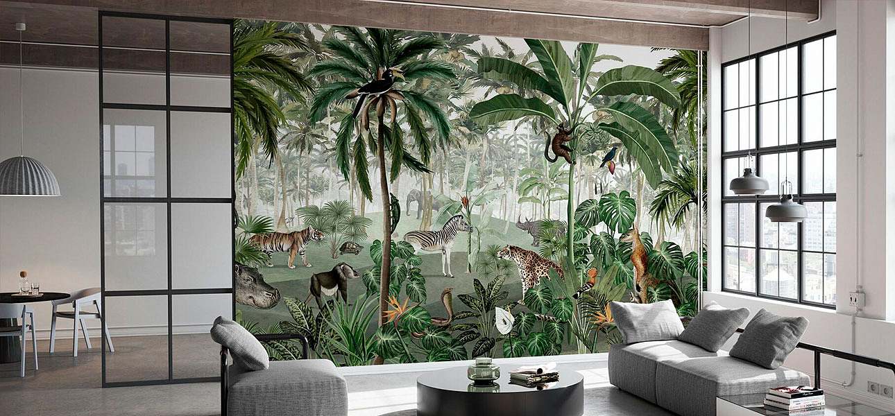 Обои ручная роспись Jungle Lookbook Обои ручная роспись Jungle Lookbook - Loft-Concept в Челябинске