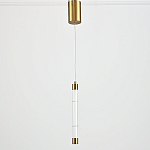 Подвесной светильник в форме цилиндра Trumpet Tube Brass варинант исполнения - 3 | Loft Concept в Челябинске