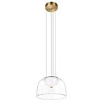 Подвесной светильник с куполообразным прозрачным стеклянным плафоном Grada Light варинант исполнения - 5 | Loft Concept в Челябинске