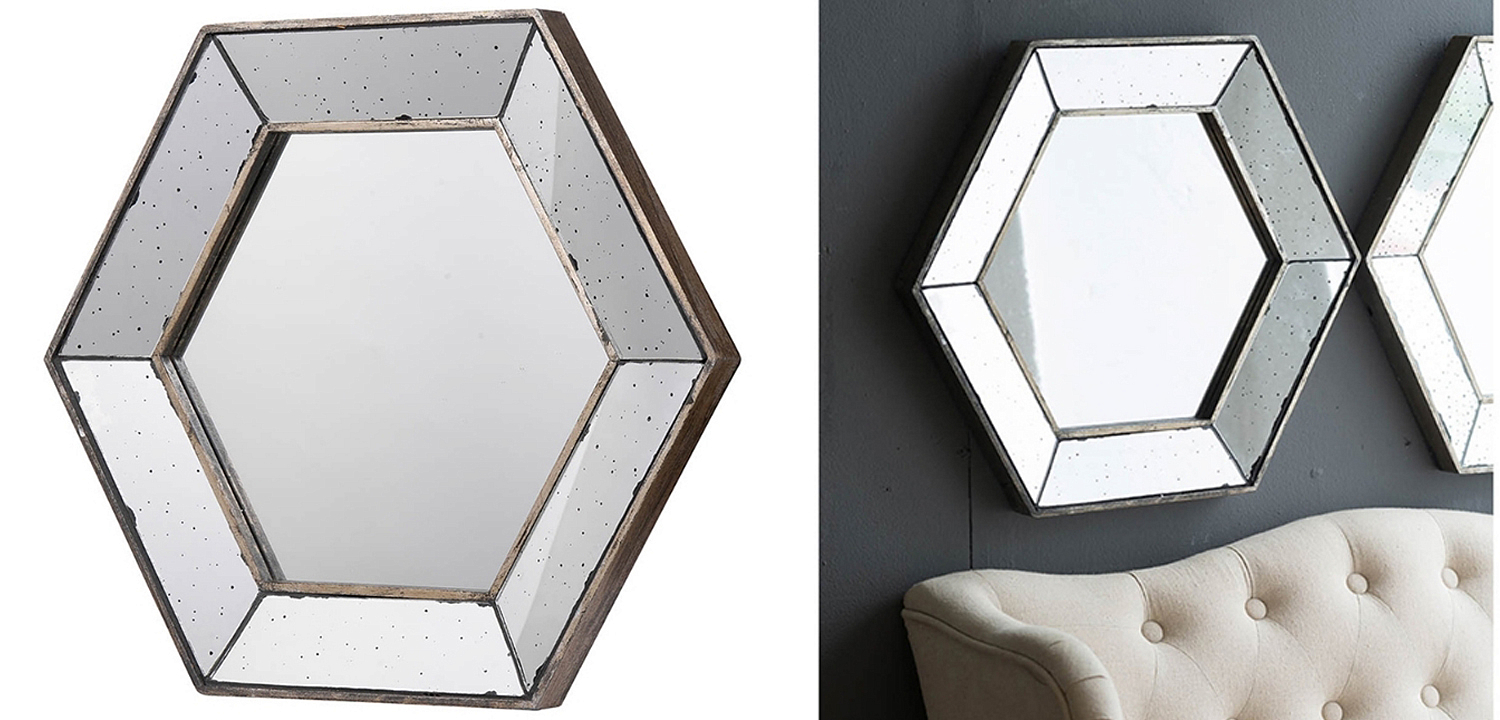 Зеркало Hexagonal Mirror Зеркало Hexagonal Mirror - Loft-Concept в Челябинске