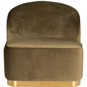Кресло Zion DARK OLIVE WITH GOLD