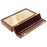 Нарды настольные из натурального камня лазурит и долерит Backgammon from Stone варинант исполнения - 4 | Loft Concept в Челябинске