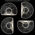 Бра из текстурированного прозрачного стекла с изогнутым краем Textured Glass  варинант исполнения - 6 | Loft Concept в Челябинске