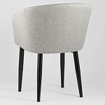 Мягкое кресло на металлических ножках Shaggy Grey варинант исполнения - 5 | Loft Concept в Челябинске