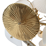 Люстра с белыми и золотистыми цветами Dahlia Flowers Lamp варинант исполнения - 6 | Loft Concept в Челябинске