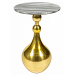 Кофейный столик с мраморной столешницей Sleeve Arabia варинант исполнения - 1 | Loft Concept в Челябинске