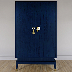 Платяной шкаф Elsa Dreams Blue с 2-мя фасадами варинант исполнения - 5 | Loft Concept в Челябинске