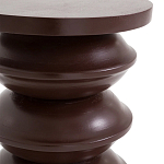 Фигурный приставной столик бордового цвета  AMORPHOUS варинант исполнения - 3 | Loft Concept в Челябинске