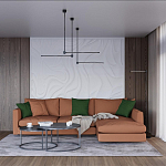 Торшер черного цвета с круглым основанием и вытянутым поворотным плафоном Trumpet tube варинант исполнения - 4 | Loft Concept в Челябинске