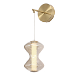 Бра светодиодное с стеклянным волнообразным плафоном Amphora of Light варинант исполнения - 3 | Loft Concept в Челябинске