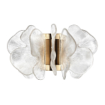 Бра с крупными прозрачными лепестками с рельефной поверхностью Ethereal Bloom варинант исполнения - 1 | Loft Concept в Челябинске