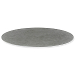 Стол обеденный с серой овальной столешницей из керамики на четырех деревянных ножках Gray Ceramics варинант исполнения - 3 | Loft Concept в Челябинске