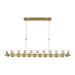 Люстра овальная с круглыми светодиодными источниками света Maxine Light варинант исполнения - 4 | Loft Concept в Челябинске