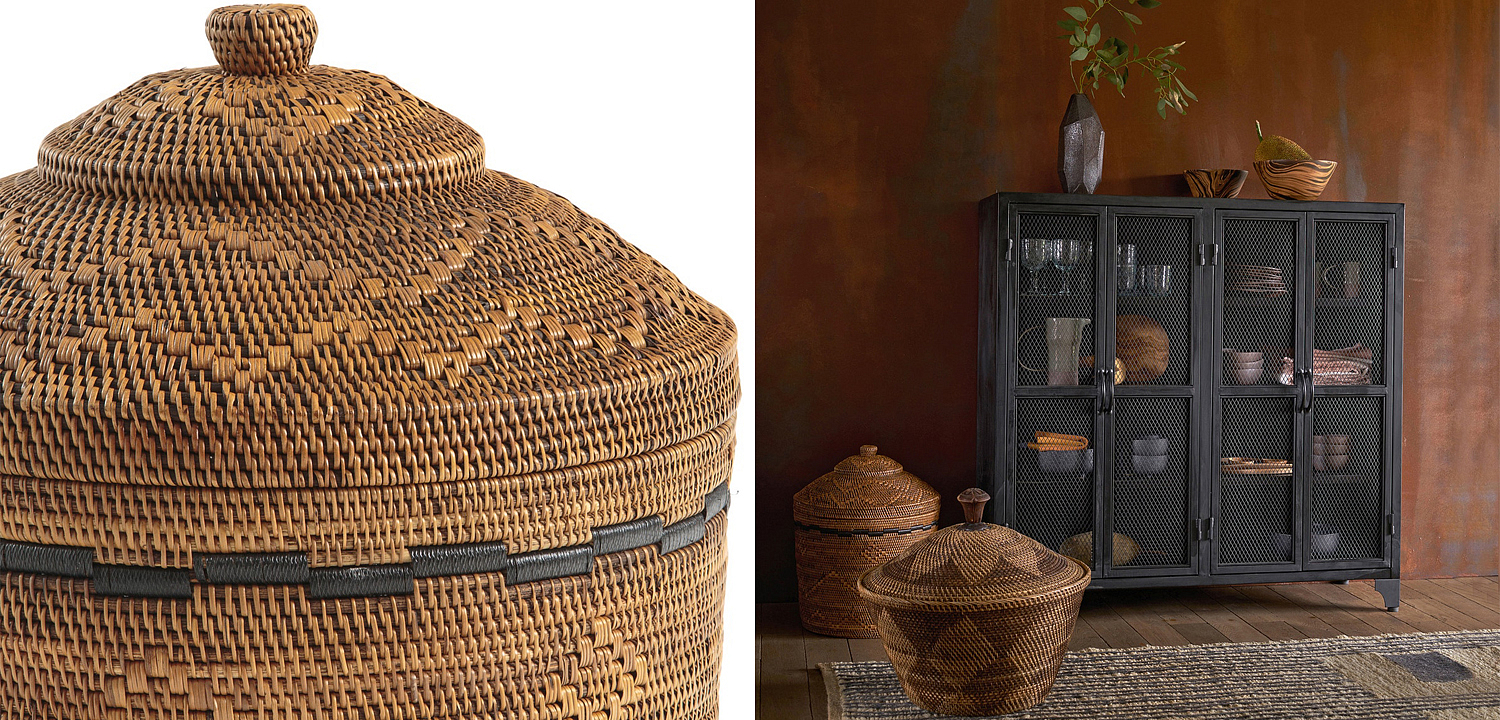 Корзина Wicker bamboo and rattan Корзина Wicker bamboo and rattan - Loft-Concept в Челябинске