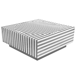 Большой журнальный Стол с инкрустацией Mandika Bone Inlay Coffee Table варинант исполнения - 1 | Loft Concept в Челябинске