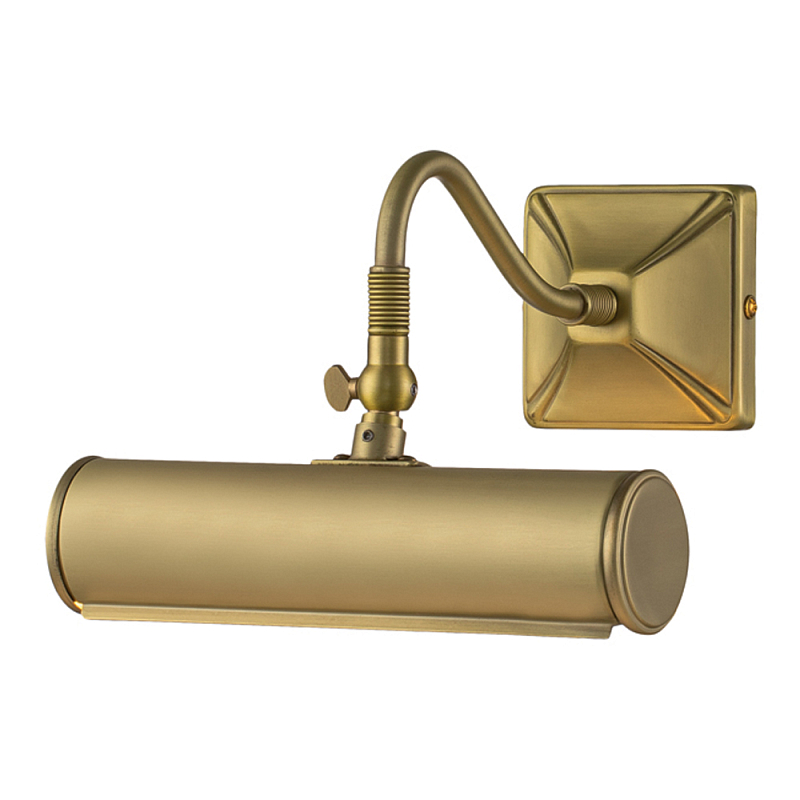 Светильник для картин с коротким цилиндрическим плафоном Elstead Lighting Латунь Бронза в Челябинске | Loft Concept 